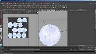 UV Projection Mapping in Maya [upl. by Fernald301]