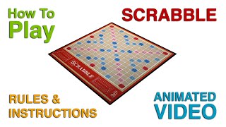 SCRABBLE Rules  How To Play Scrabble  Rules of Scrabble EXPLAINED [upl. by Balas]