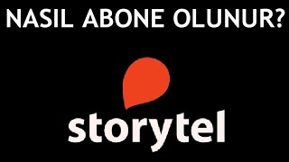 Storytel Nasıl Abone Olunur [upl. by Arinay]