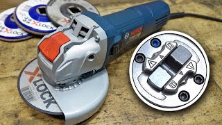 Angle Grinder XLock BOSCH GWX 9125S  Unboxing and Test [upl. by Ofilia]