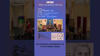 FESTA DI SANTA CECILIA musica banda celebration youtubeshorts viralvideo [upl. by Aisorbma]