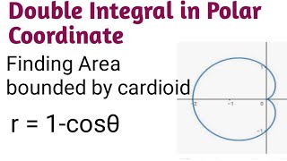 Double integral in polar coordinates [upl. by Kirkwood508]