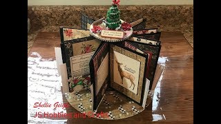 HOLIDAY RECIPE CAROUSEL TUTORIAL BY SHELLIE GEIGLE JS HOBBIES AND CRAFTS [upl. by Htessil193]