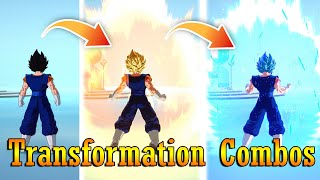 Transforming Mid Combo Dragon Ball Sparking Zero Vegito Combos [upl. by Clemente435]