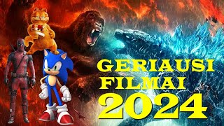 Geriausi Filmai 2024  Laukiamiausi Kino Filmai 2024  VeiksmoScifiKomedijosAnimacijaNuotykiu [upl. by Noli]