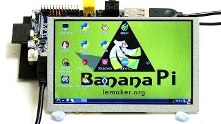 Banana Pi Camera amp LCD [upl. by Gaal]