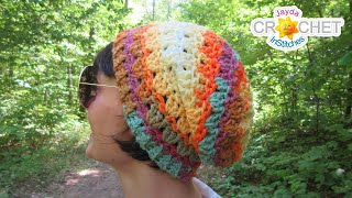 Autumn Primrose Hat Crochet Pattern amp Tutorial for Men Women and Kids [upl. by Akenal]