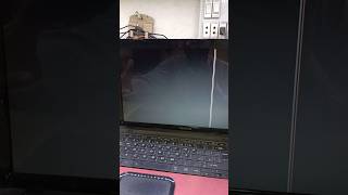 Toshiba satellite c850 show display with linings nvidia screen nodisplay viralshort viralfact [upl. by Lienahs]