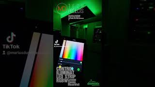 Control iluminat RGBW led strip Loxone KNX [upl. by Joung]