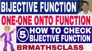 BIJECTIVE FUNCTION  ONEONE ONTO [upl. by Tore]