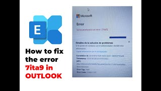 How to fix the error 7ita9 in OUTLOOK [upl. by Swart]