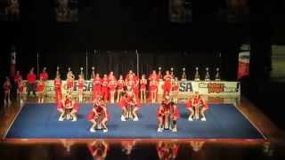 Illinois State University Cheerleading  IHSA State 2014 [upl. by Thompson]