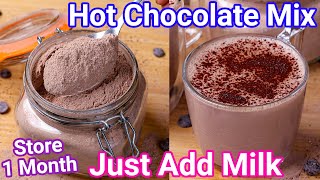 Hot Chocolate Instant Mix  Homemade Choco Mix Store 1 Month  Refreshing Hot Beverage Instant Mix [upl. by Welker744]