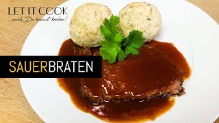 Sauerbraten mit Semmelknödel fast wie aus dem Rheinland [upl. by Willem284]