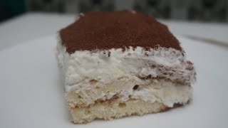 তিরামিসু ইতালিয়ান ডেজাট How to make tiramisu at home Finger biscuits recipe  Italian Dessert [upl. by Alfi194]