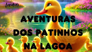 Aventuras dos patinhos na lagoa [upl. by Kcirrek]