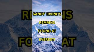 Sandy Irvines Remains DISCOVERED at Everest [upl. by Joanna]