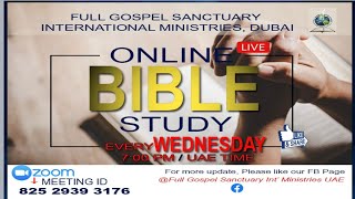 BIBLE STUDY   301024 [upl. by Quickel]