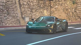 Pininfarina Battista driving in Monaco [upl. by Laura]