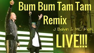 Bum Bum Tam Tam Remix  J Balvin amp MC Fioti Live in Concierto [upl. by Oivat]