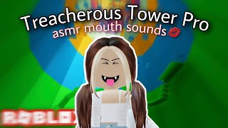 ASMR Roblox Treacherous Tower MOUTH SOUND ASSORTMENT💓 [upl. by Nali869]