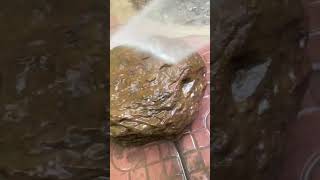 Unbelievable find this stonestep 1 to clean this stone stone decoration diy cavebath shorts [upl. by Rohpotsirhc]