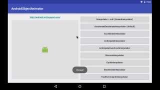 Interpolator effect on ObjectAnimator [upl. by Naryb]