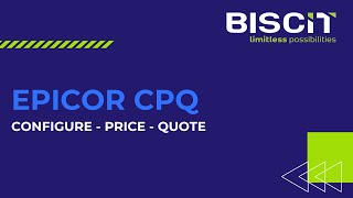 Transform Your Sales Process with Epicor CPQ  BISCIT [upl. by Alamap679]