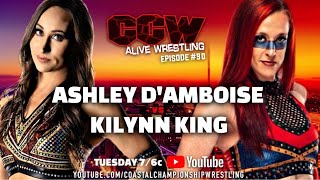 CCW Alive Wrestling Episode 190 quotCreme de La Kingquot feat Ashley DAmboise KiLynn King The Bus [upl. by Yeleen]