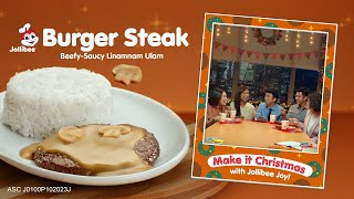 Make it Christmas with Jollibee Burger Steak [upl. by Nilat849]