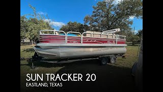 Used 2021 Sun Tracker FISHIN BARGE 20 DLX for sale in Eastland Texas [upl. by Suisyola]