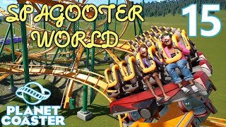 Planet Coaster SPAGOOTER WORLD  Part 15  Finishing the Floorless Coaster [upl. by Vasili52]