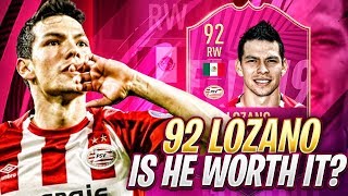 HOW GOOD IS 92 FUTTIES LOZANO SO CHEAP FIFA 19 Ultimate Team [upl. by Gualterio]