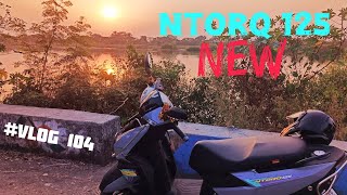 Arjunt main IKEA Jana para or ntorq ka first wash bhi hogaya 🐬new scooter tvs ntorq 125cc [upl. by Hbahsur]