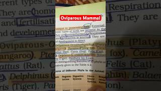 Oviparous Mammal explore shorts neet ncert status ram motivation pw musicgenre [upl. by Martie]