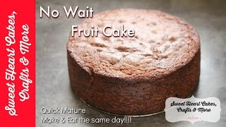 Fruit Cake  Quick amp Easy Recipe Tutorial  no waiting required [upl. by Cherian]