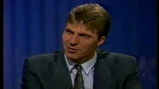 Jim Stynes post 1991 Brownlow win interview Melbourne Demons [upl. by Adnalro]