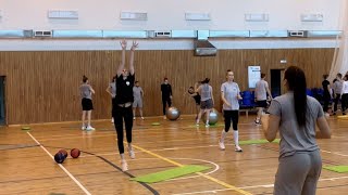 Volleyball Plyometric Training [upl. by Caril]