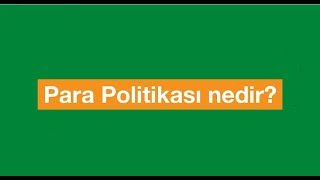 Para Politikası Nedir [upl. by Annaoj171]