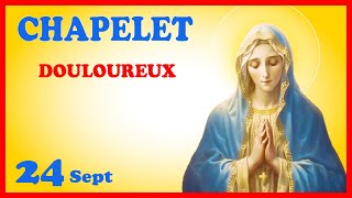 CHAPELET 🙏 Mardi 24 Sept  Mystères Douloureux [upl. by Dearr215]