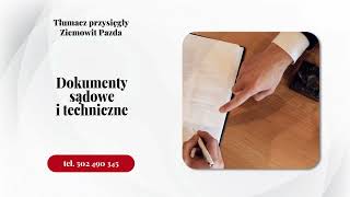 Usługi translatorskie Wrocław Ziemowit Pazda [upl. by Ludlow]