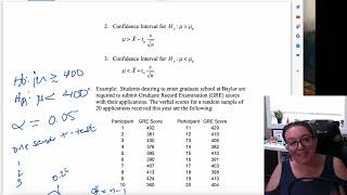 Hypothesis Testing One Sample TTest [upl. by Llerrahs89]