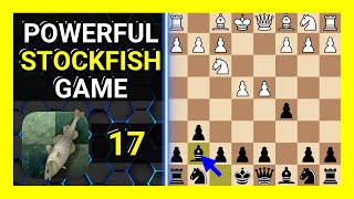 Powerful Stockfish 17 Chess Game Sicilian Defense Hyperaccelerated Pterodactyl [upl. by Susanetta]