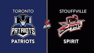 OJHL Highlights  Toronto Patriots VS Stouffville Spirit  October 10 2024 [upl. by Edmund]