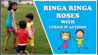 Ringa Ringa Roses with Actions  Nursery Rhymes Songs with Lyrics [upl. by Lebyram688]