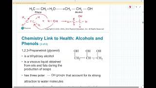 Chapter 12  Alcohols and thiols [upl. by Ramled518]