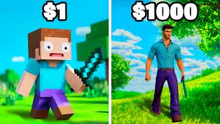 1 vs 1000 Fake Minecraft Games [upl. by Monarski909]