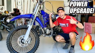 UPGRADED MY YZ 125 DIRT BIKE LECTRON CARB [upl. by Stoat]