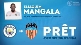 Officiel  Eliaquim Mangala rebondit à Valence [upl. by Wescott53]