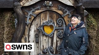 Meet the woodcutter who built his own Hobbit House  SWNS [upl. by Brandy]